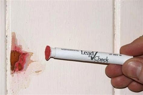 can you test for lead paint|homemade test for lead paint.